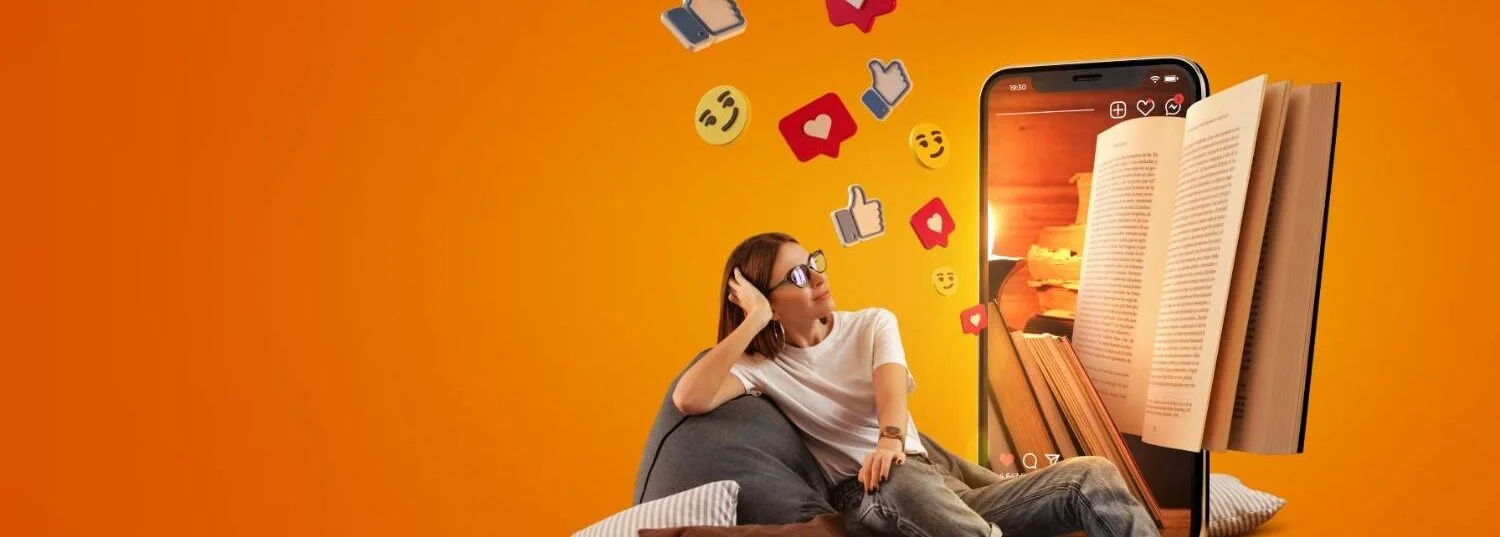 full-shot-woman-reading-with-smartphonecc3 https://vinayakamarketingsolution.com/home/
